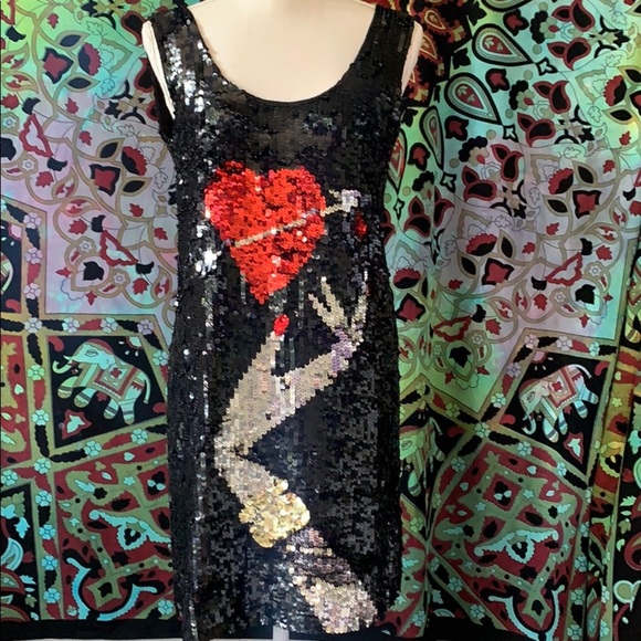 Anthropologie Dresses & Skirts - Heart Sequence Party dress!! ❤️💃